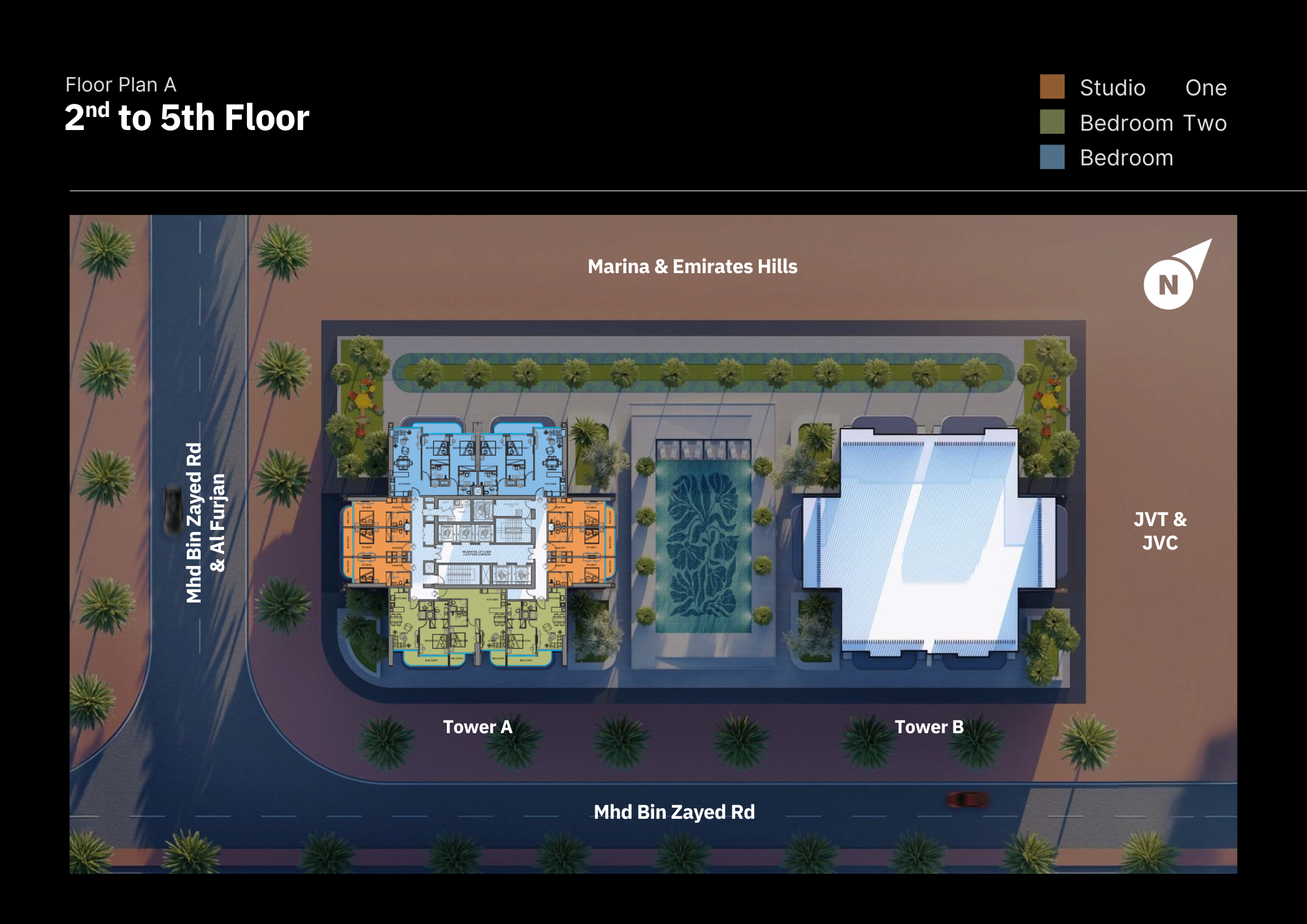 Floor Plan A 2nd to 5th floor